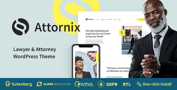 Attornix v107 Lawyer WordPress Theme| Attornix v1.1.1 - Lawyer WordPress Theme