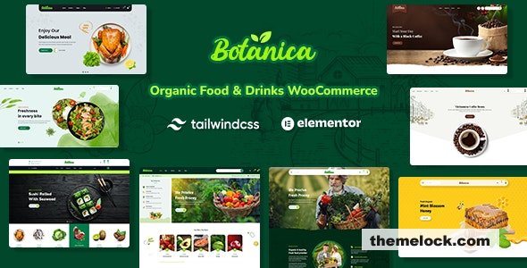 Botanica v120 Food Drinks Tailwind CSS WooCommerce Theme| Botanica v1.2.0 - Food & Drinks Tailwind CSS WooCommerce Theme