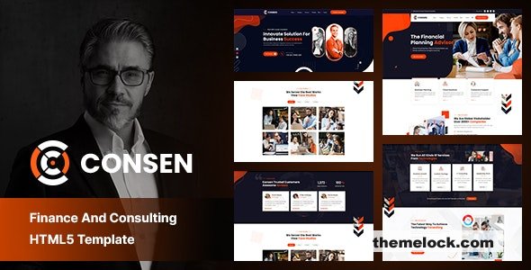 Consen – Finance and Consulting Template| Consen – Finance and Consulting Template