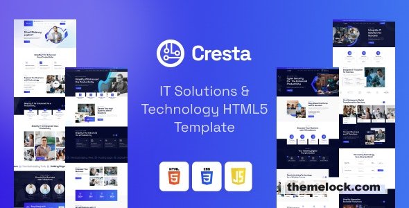 Cresta IT Solutions Technology HTML Template| Cresta - IT Solutions & Technology HTML Template