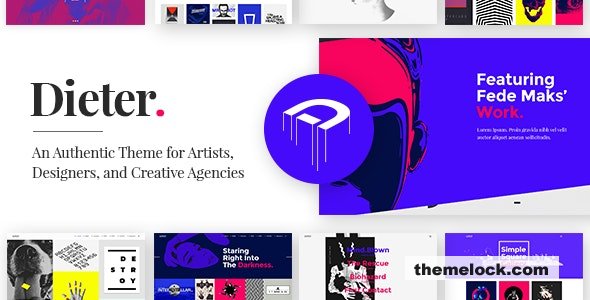 Dieter v18 Authentic Artist Creative Design Agency Theme| Dieter v1.8 - Authentic Artist & Creative Design Agency Theme