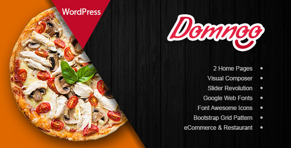 Domnoo v135 Pizza Restaurant WordPress Theme| Domnoo v1.38 - Pizza & Restaurant WordPress Theme