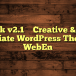 Ethrik v2.1 – Creative & NFT Affiliate WordPress Theme – WebEn