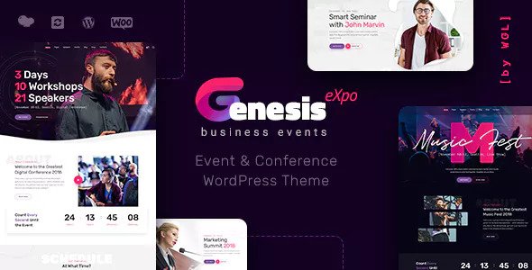 GenesisExpo v145 Business Events Conference Theme| GenesisExpo v1.4.10 - Business Events & Conference Theme