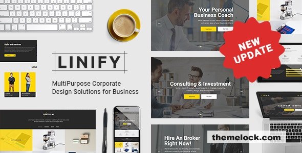 Linify v18 Multipurpose Corporate WordPress Theme| Linify v1.8 - Multipurpose Corporate WordPress Theme