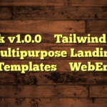 Plurk v1.0.0 – Tailwind CSS Multipurpose Landing Templates – WebEn