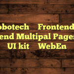 Robotech – Frontend & Backend Multipal Pages and UI kit – WebEn
