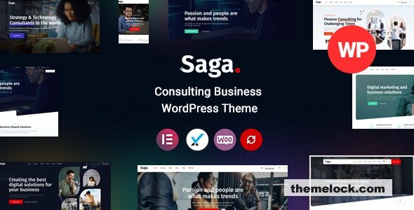 Saga v23 Business Consulting WordPress Theme| Saga v2.3 - Business Consulting WordPress Theme