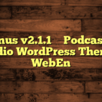 Sonus v2.1.1 – Podcast & Audio WordPress Theme – WebEn