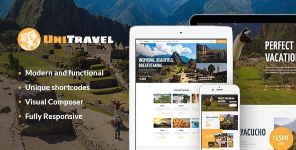 UniTravel v128 Travel Agency Tourism Bureau WordPress Theme| UniTravel v1.4.0 - Travel Agency & Tourism Bureau WordPress Theme