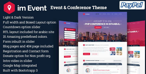 im Event v335 Event Conference WordPress Theme| im Event v3.3.8 - Event & Conference WordPress Theme