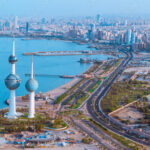 kuwait towers overlooking Kuwait City