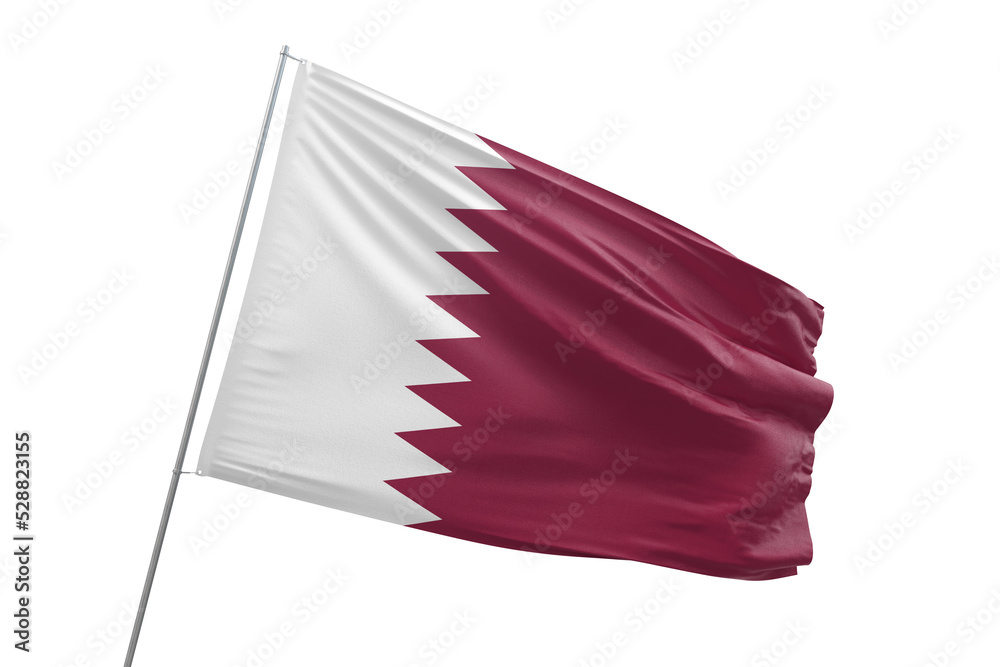 Transparent flag of qatar